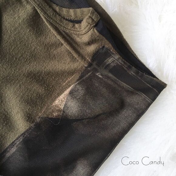 🔃Max Rave Green Sheer Graphic Tank Top - Picture 4 of 6